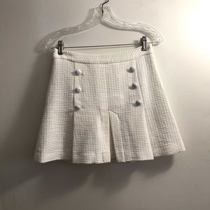 ZARA White Skirt